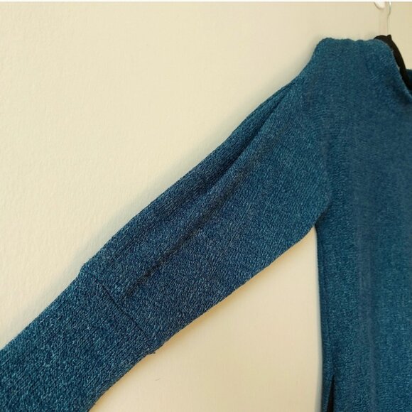 Dagg & Stacey Sweater Dress Size Small Mock Neck Darted Sleeve Knit Pockets - Picture 5 of 10